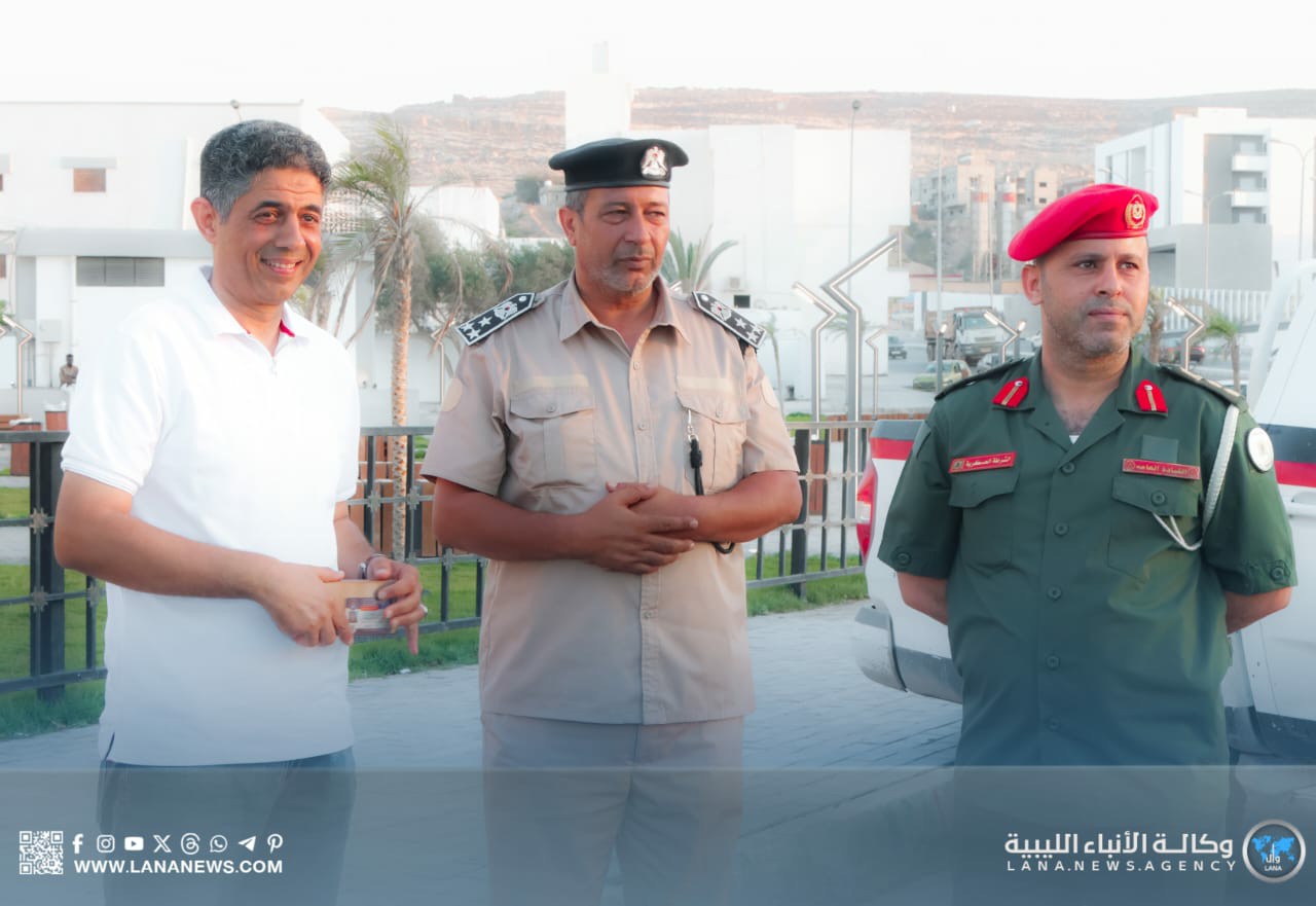حملات تفتيش أمنية مكثفة لضبط المخالفات المرورية بدرنة