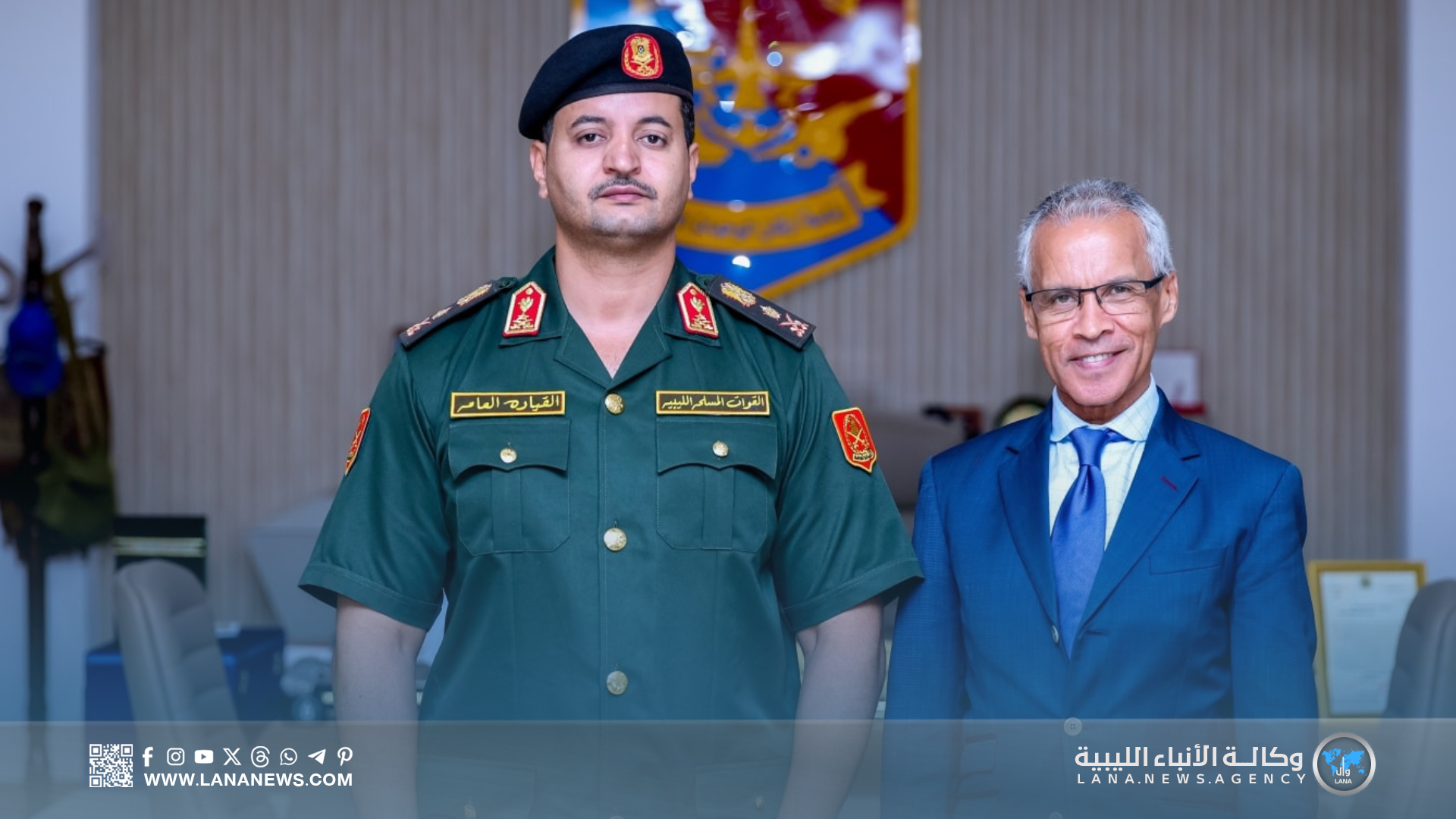 رئيس أركان الوحدات الأمنية يبحث التعاون مع السفير الفرنسي