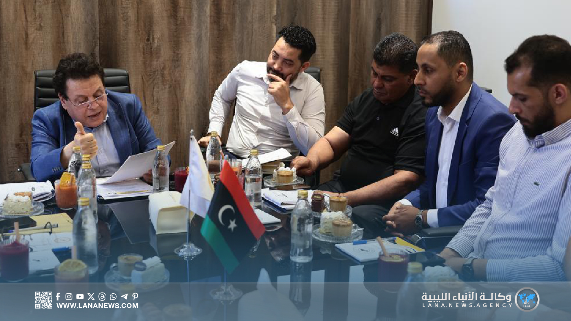 المؤسسة الليبية للإعلام تبحث تنظيم نشاط إعادة البث 