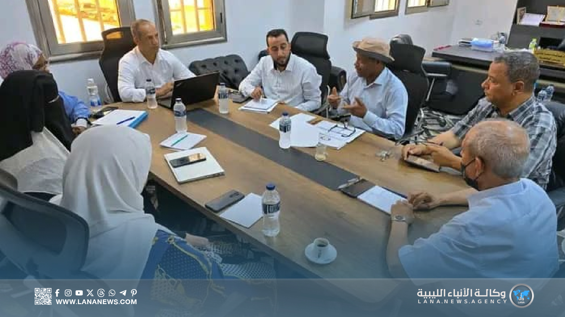 متابعة الخطط التنفيذية لجامعة وادي الشاطئ للفترة 2022 – 2030