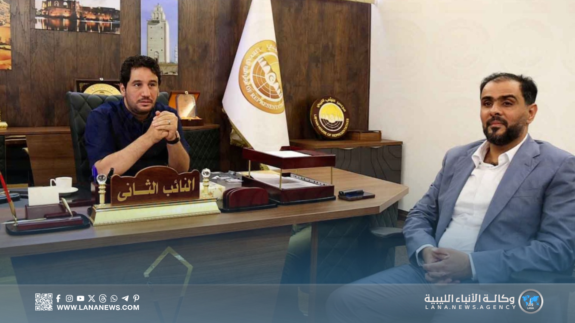 دومة يبحث مع حماد الميزانية ودعم الإعمار
