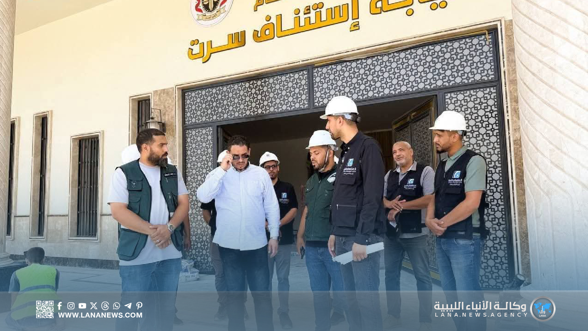 متابعة ميدانية لمشاريع الإعمار والتنمية في سرت