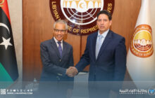 العقوري يشيد بجهود السفير الفرنسي لدى ليبيا بمناسبة انتهاء مهامه في ليبيا