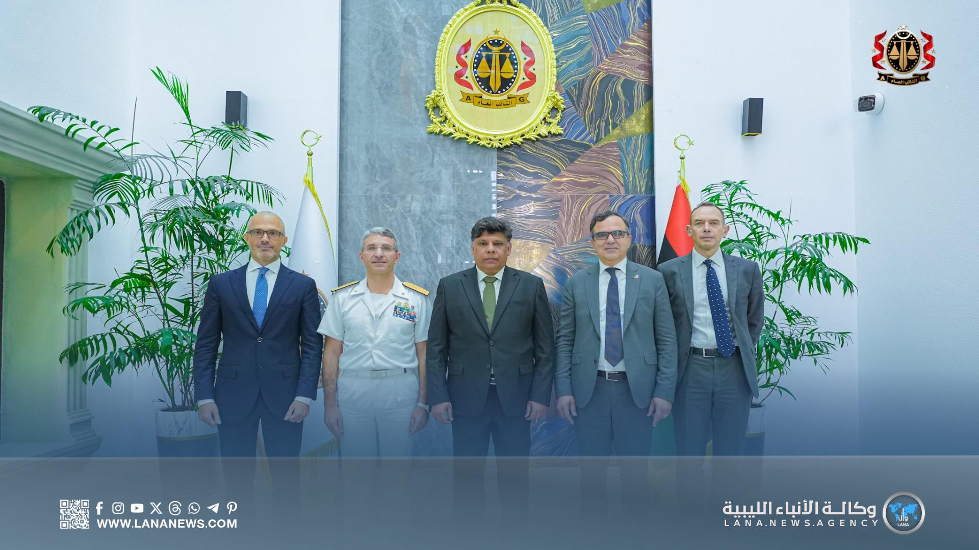 النائب العام يبحث مع البعثة الأوروبية جهود مواجهة التهريب والجرائم البيئية