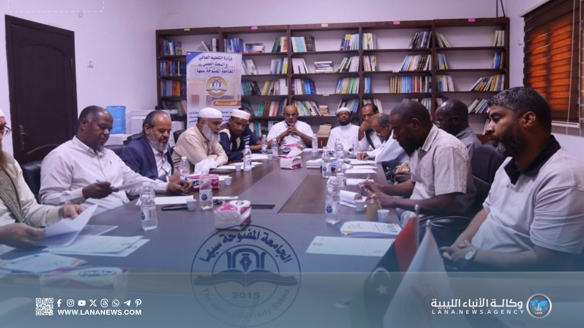 الجامعة المفتوحة بسبها تستعد لإطلاق برامج الدراسات العليا