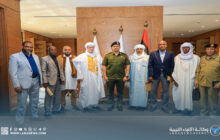 الفريق صدام خليفة يبحث مع وفد حوض مرزق دعم الاستقرار والتواصل المجتمعي
