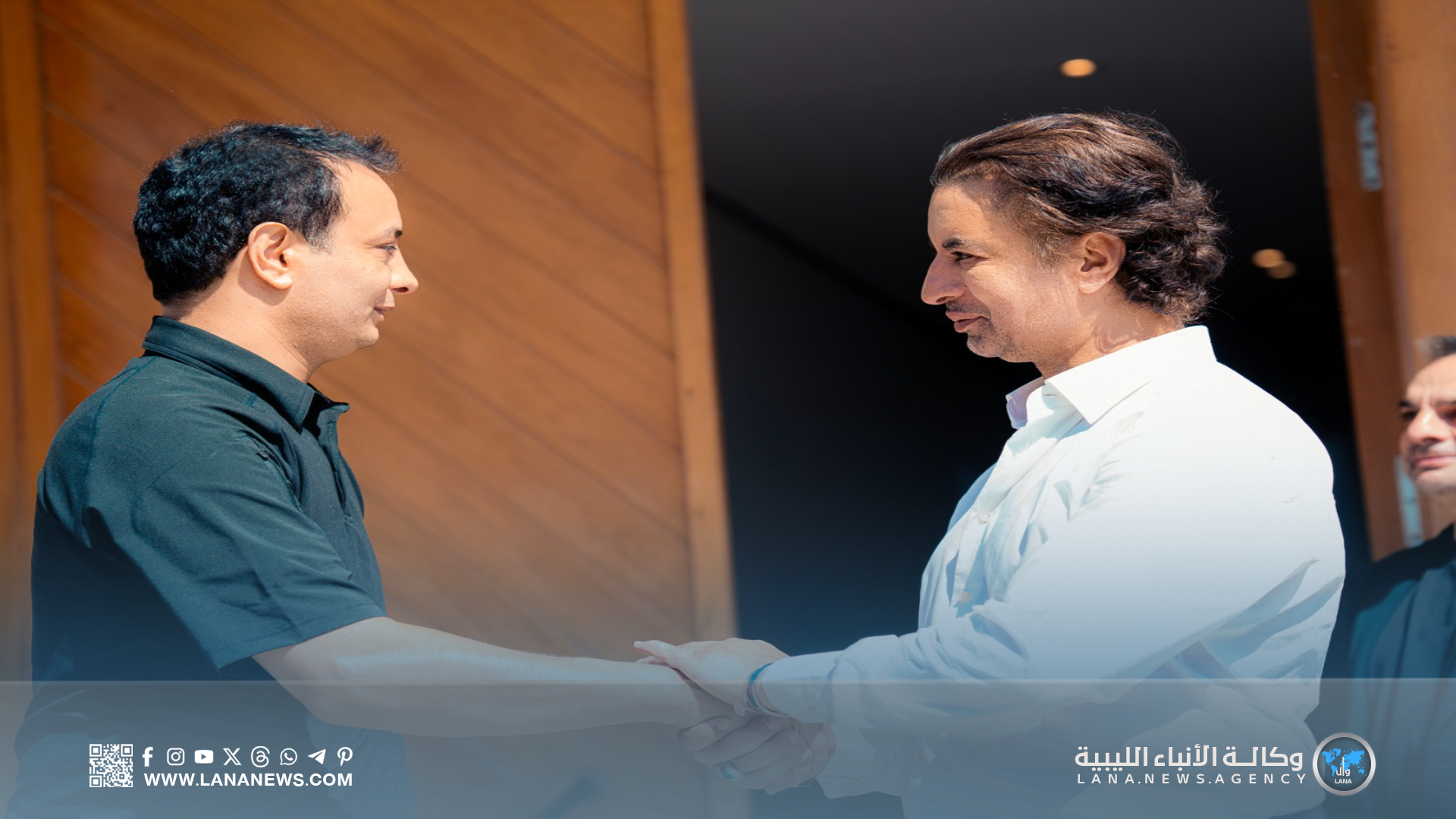 تعزيز الاستقرار والتنمية يتصدر مباحثات الصديق حفتر ومدير صندوق الإعمار