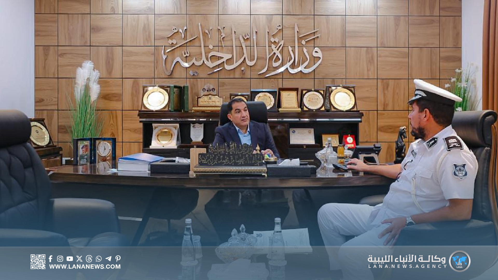 وزارة الداخلية تبحث تنظيم النقل الخاص وتخفيف الازدحام
