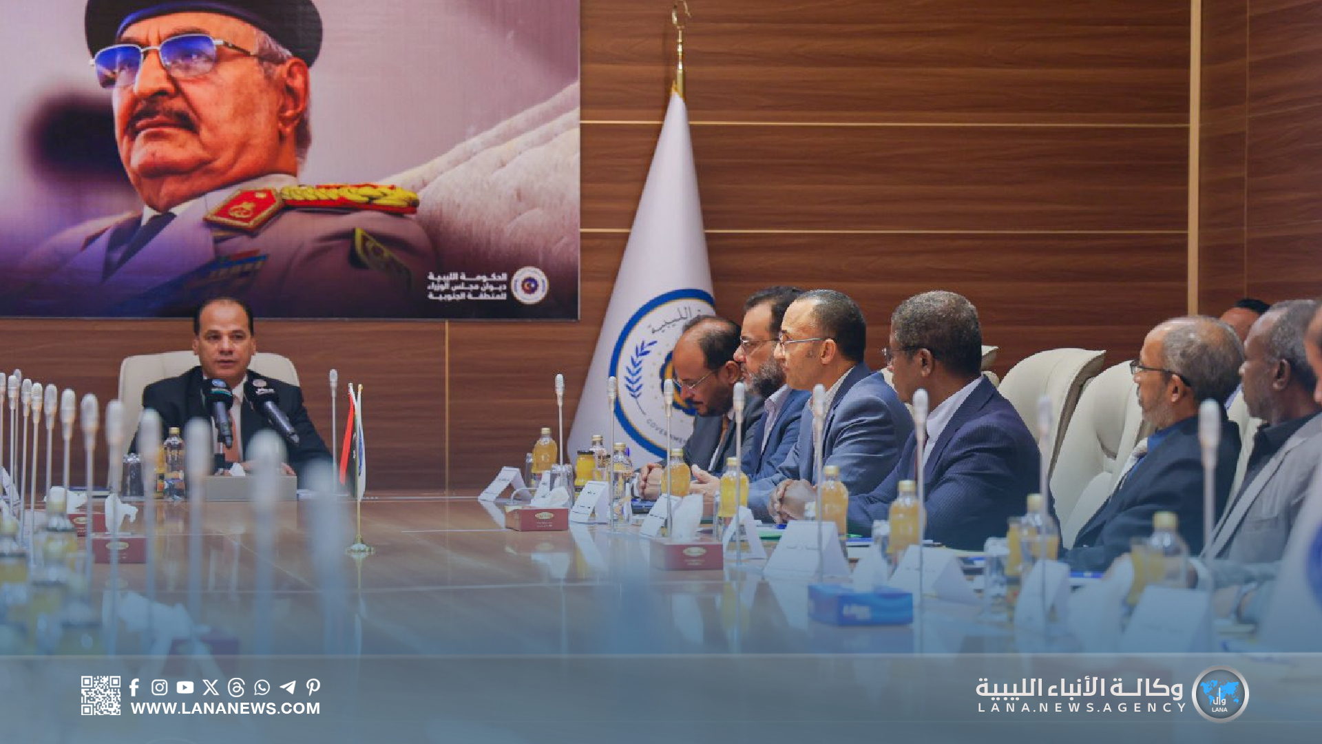حومة يؤكد أهمية التنسيق المحلي لتنفيذ مبادرة القائد العام في الجنوب