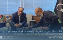 نائب رئيس الوزراء يطلّع على سيّر العمل بمحطة أوباري الغازية