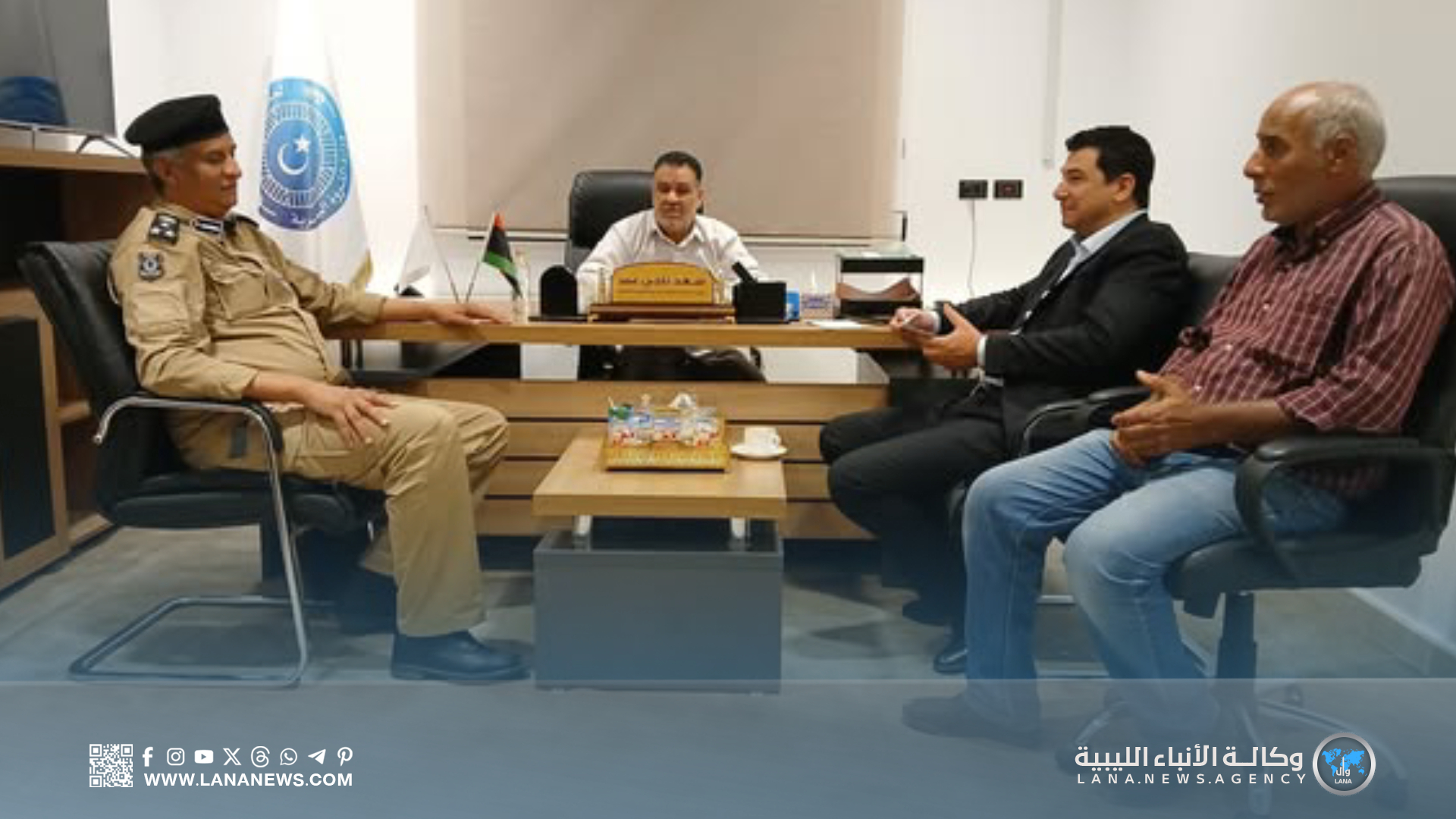 الثروة البحرية وأمن السواحل يتفقان على تعزيز الوجود الميداني بطبرق