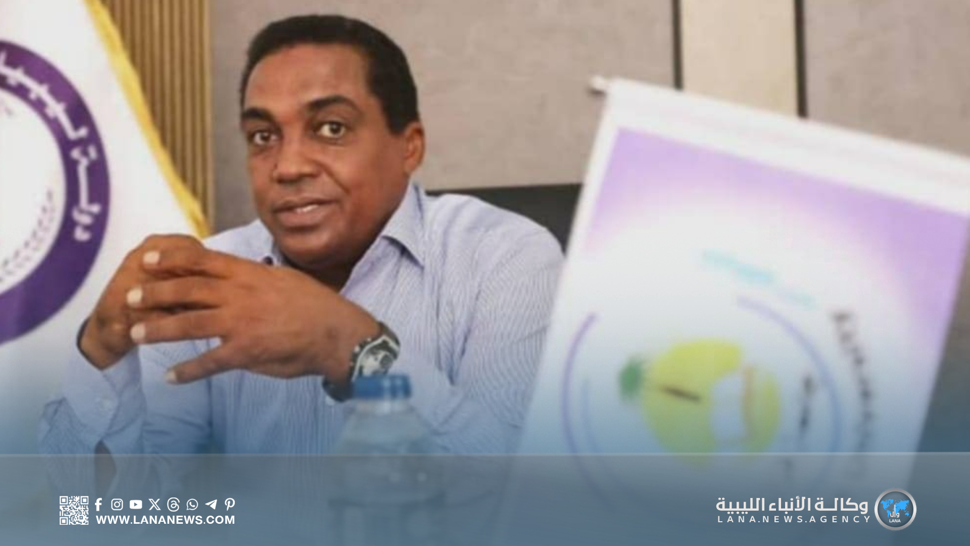 رئيس جامعة فزان يبحث مع أعيان المنطقة أوضاع النازحين والإعمار