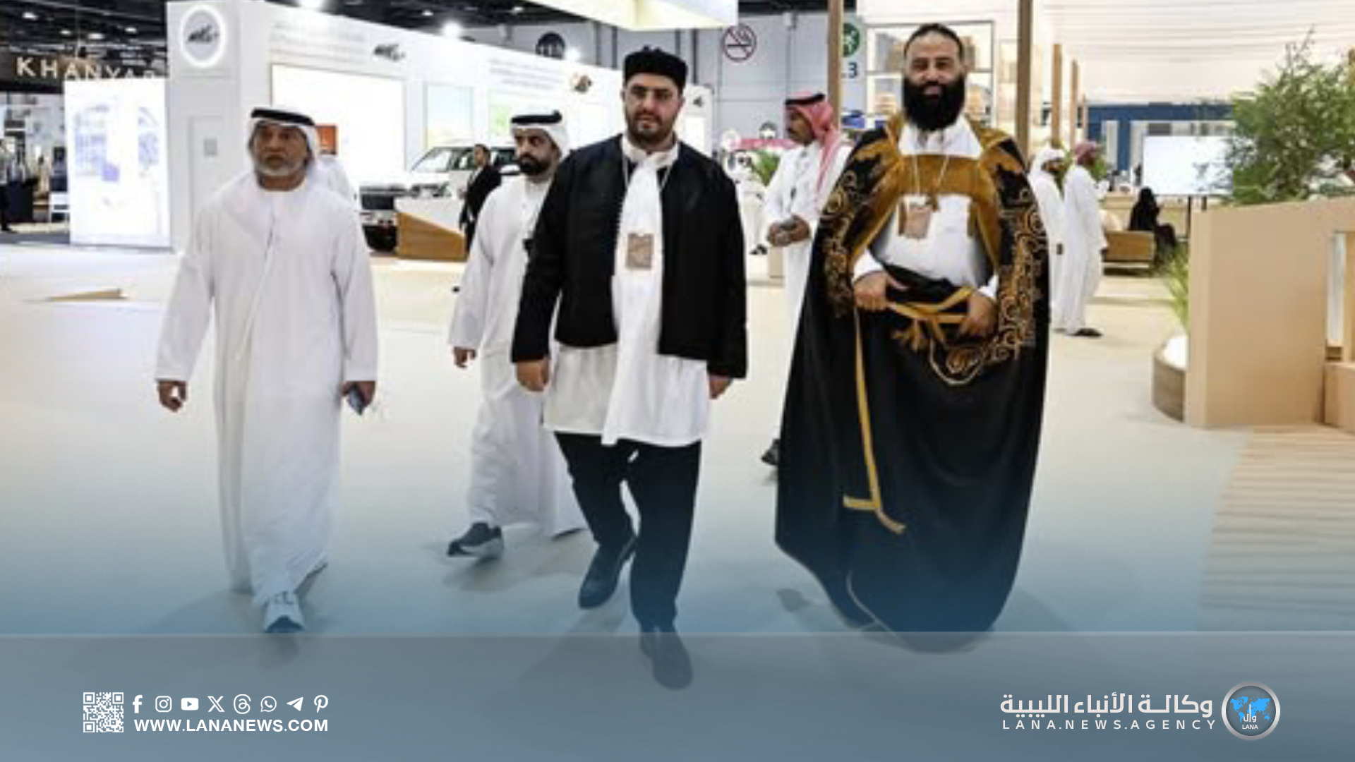 رئيس الهيئة الليبية للتراث يشارك في معرض أبوظبي للصيد