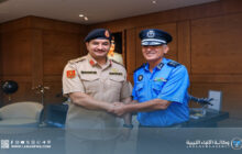 الفريق صدام خليفة يبحث مع رئيس الشرطة القضائية سُبل دعم العمل الأمني