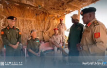 لجنة تنظيم ركن حرس الحدود تتفقد النقاط الحدودية مع الجزائر