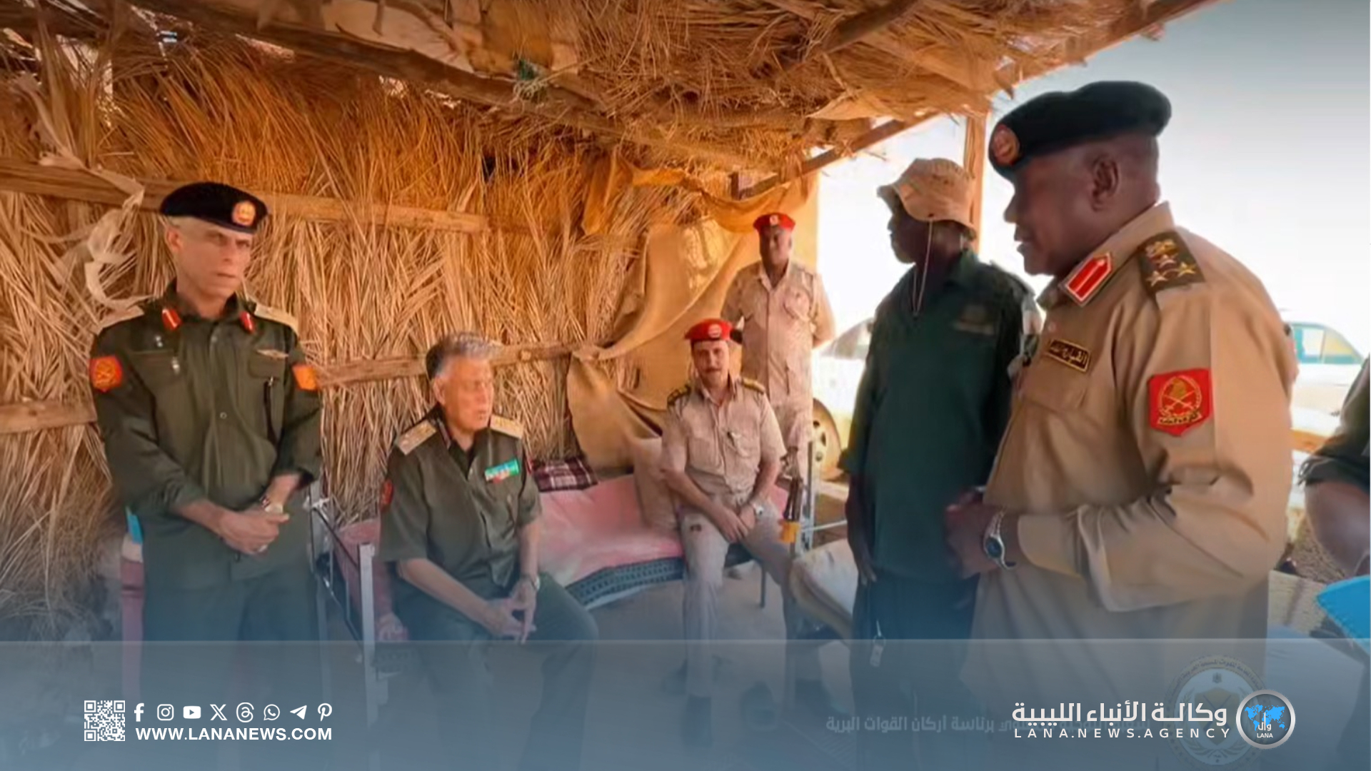 لجنة تنظيم ركن حرس الحدود تتفقد النقاط الحدودية مع الجزائر