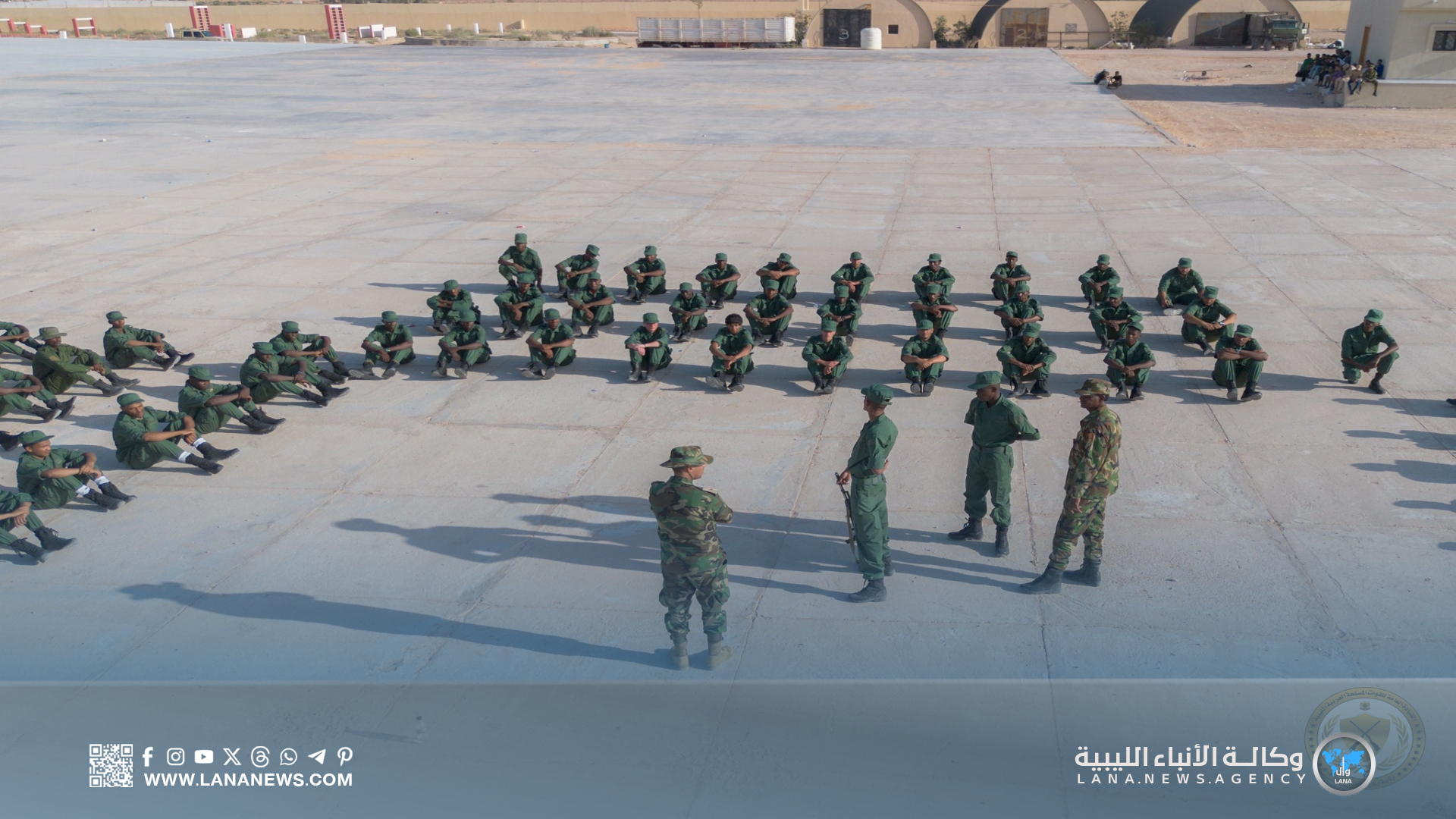 تدريبات مُكثفة للمستجدين بمعسكر لواء القرضابية