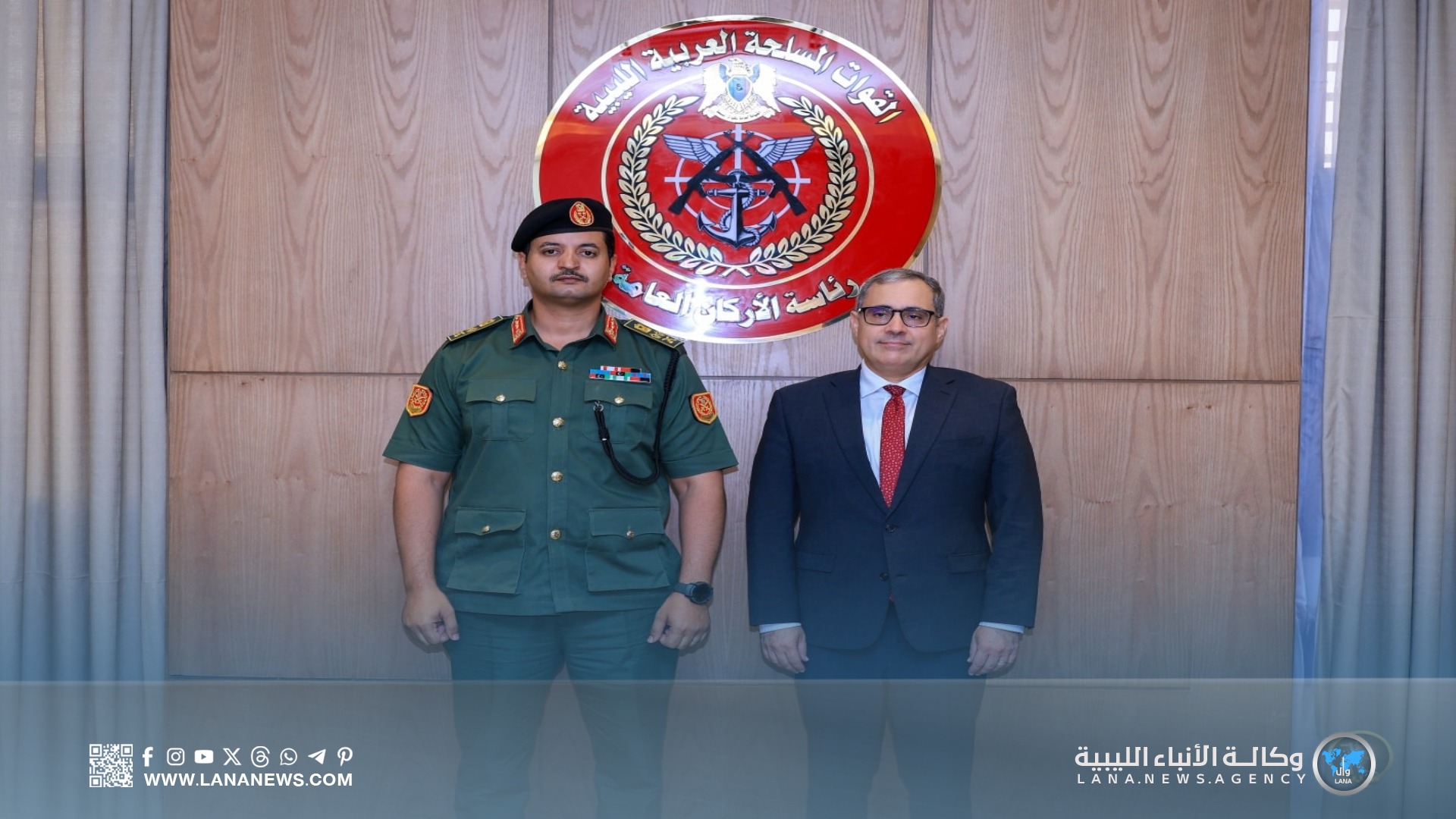 رئيس الأركان العامة للجيش يبحث مع السفير الأمريكي تعزيز التعاون الأمني