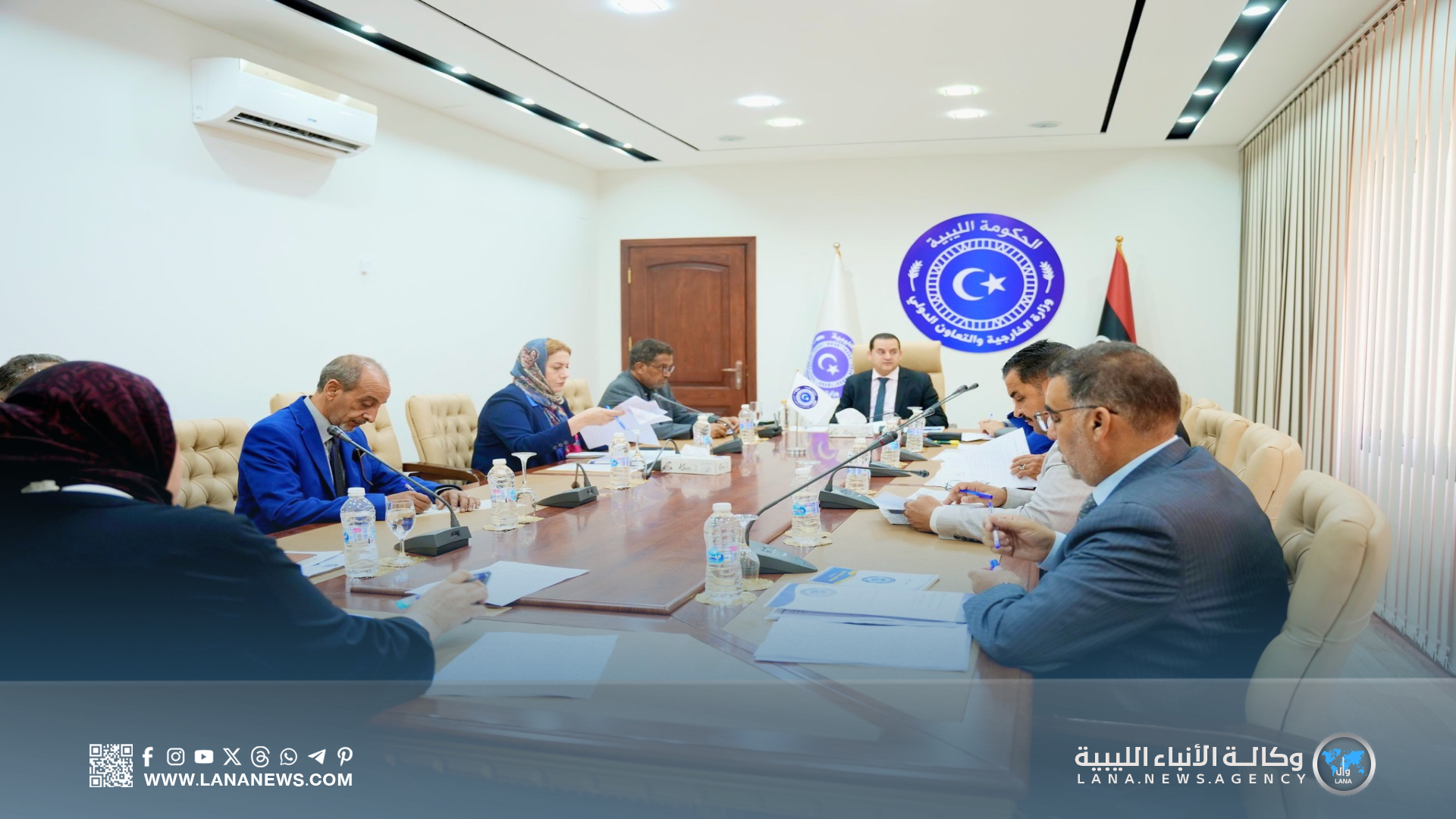 الخارجية الليبية تُناقش الاستعدادات للاحتفال بيوم الدبلوماسية الليبية