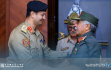 تسليم واستلام رئاسة الأركان بين عبدالرازق الناظوري وخالد حفتر 