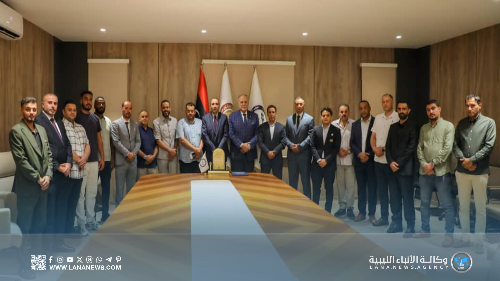 منتسبي مجلس الأمن القومي يكرمون المستشار إبراهيم بوشناف