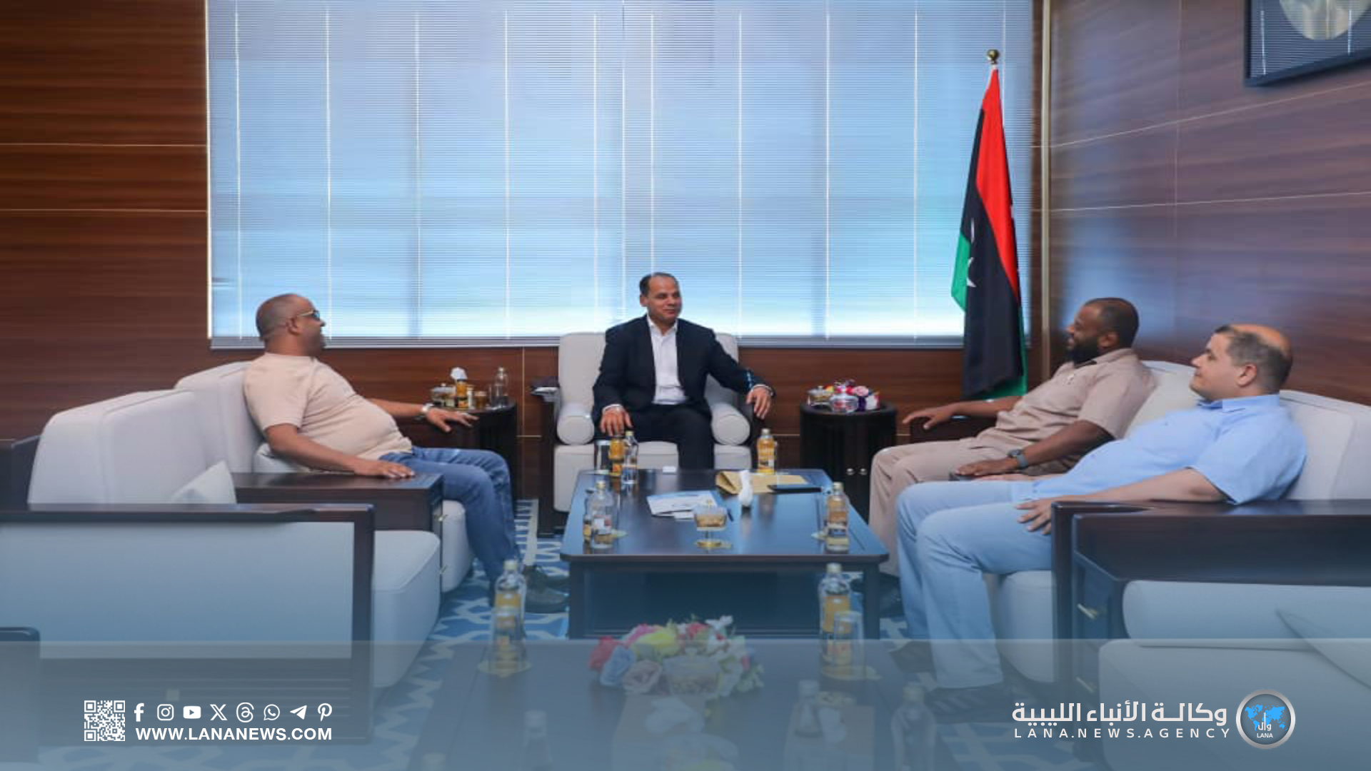 نائب رئيس الوزراء يبحث مع إدارة مطار سبها الدولي سُبل تطوير العمل