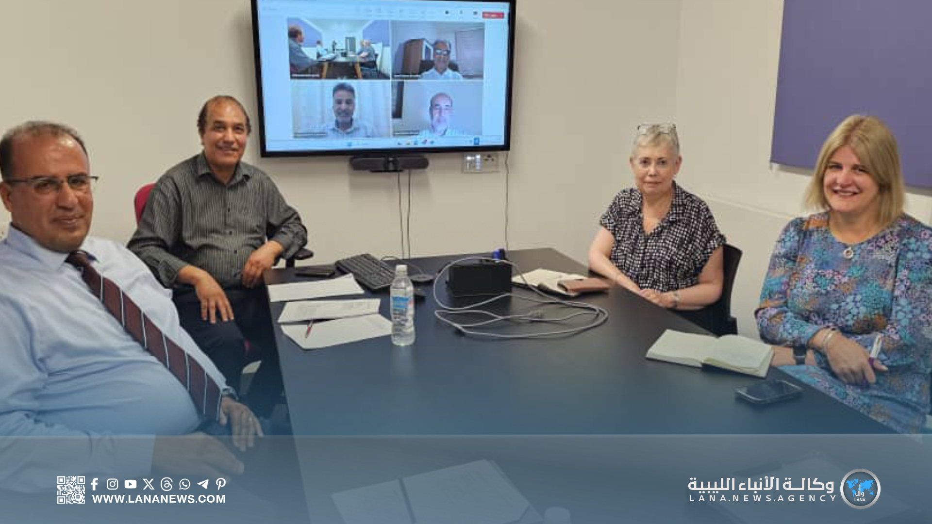 جامعة بنغازي وجامعة روبيرت قوردن البريطانية تعززان التعاون الأكاديمي والبحثي