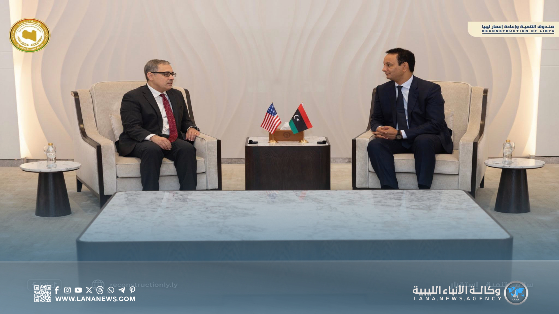 مناقشة تحضيرات النسخة الثانية من المنتدى الليبي – الأمريكي للتنمية والإعمار في بنغازي