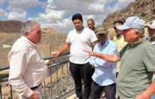 تفقد سدي وادي المجينين وغان للوقوف على حالتهما الإنشائية والتشغيلية