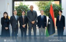 وفد دبلوماسي ياباني يجري زيارة للمنطقة الحرة بمدينة مصراتة