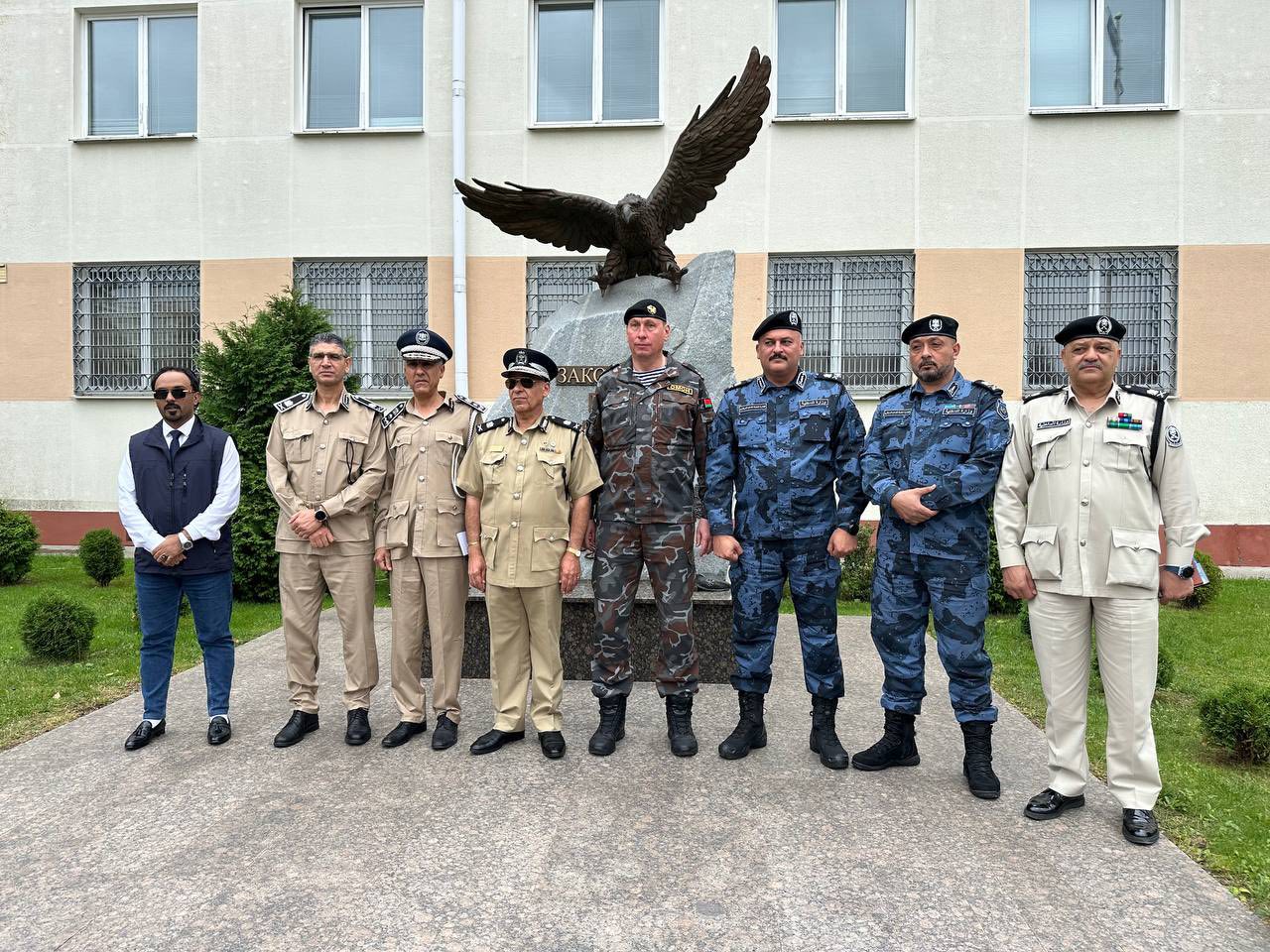 وفد الداخلية الليبية يزور فرقة مكافحة الشغب في بيلاروسيا