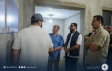رئيس الحكومة ومدير صندوق الإعمار يتفقدان مستشفيي الجلاء والأطفال ببنغازي