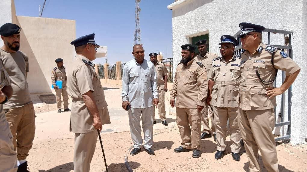 أمن مرزق يسلم جزءًا من مبنى عيادة الشرطة لهيئة السلامة