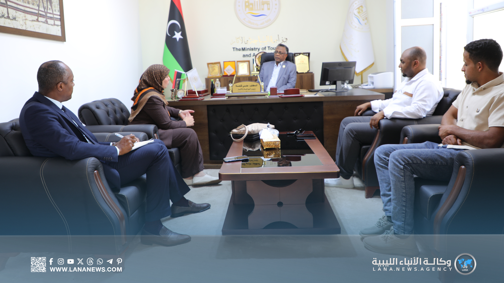 قلمة يبحث مع جامعة عمر المختار إحياء اليوم العالمي للسياحة