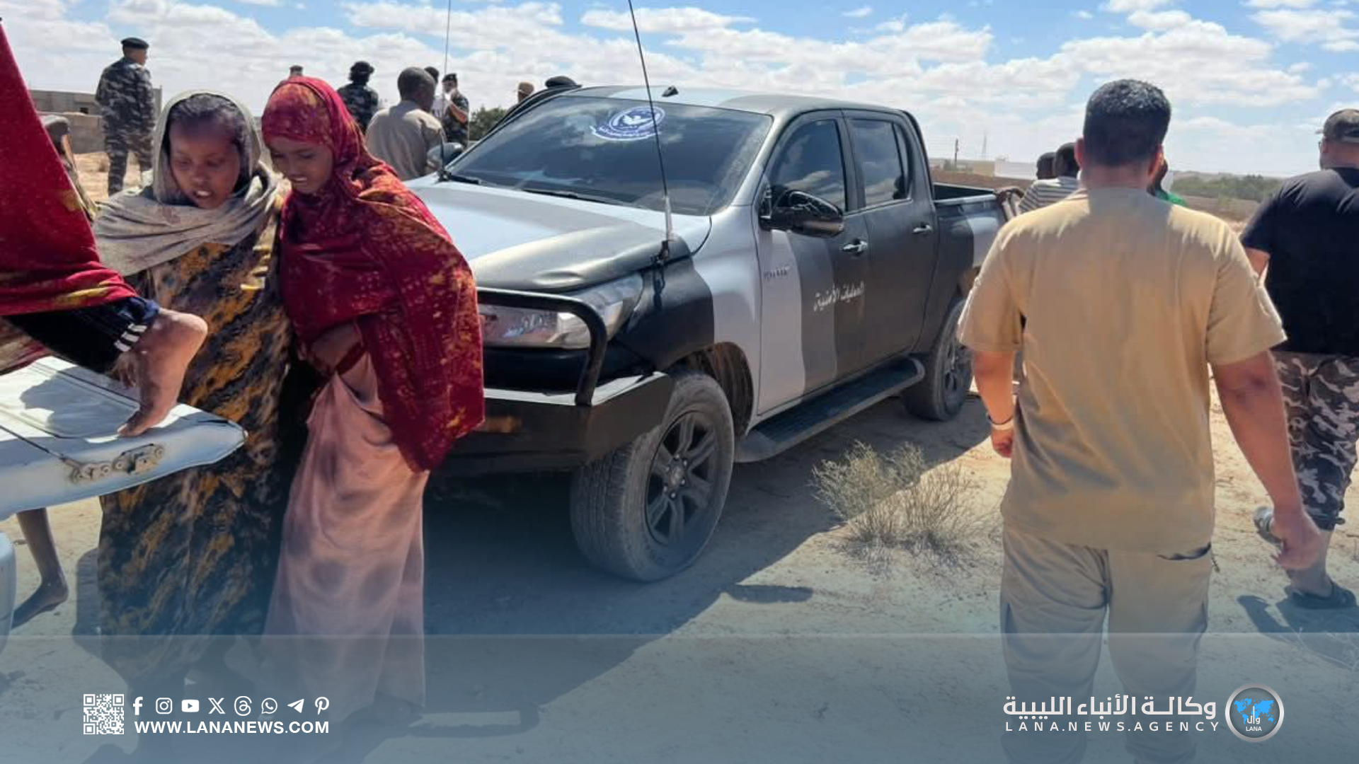 القوات الأمنية تداهم وكرا للهجرة غير الشرعية بضواحي سرت