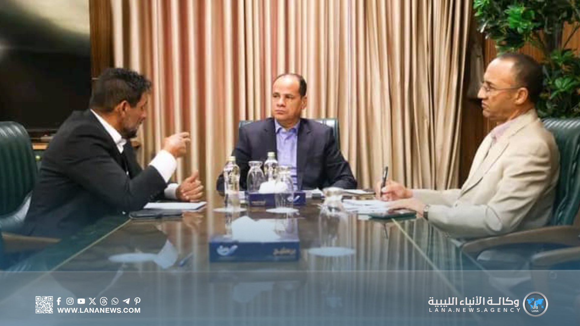 نائب رئيس الحكومة الليبية يبحث أوضاع مجمع سبها للطحن والمكرونة والأعلاف