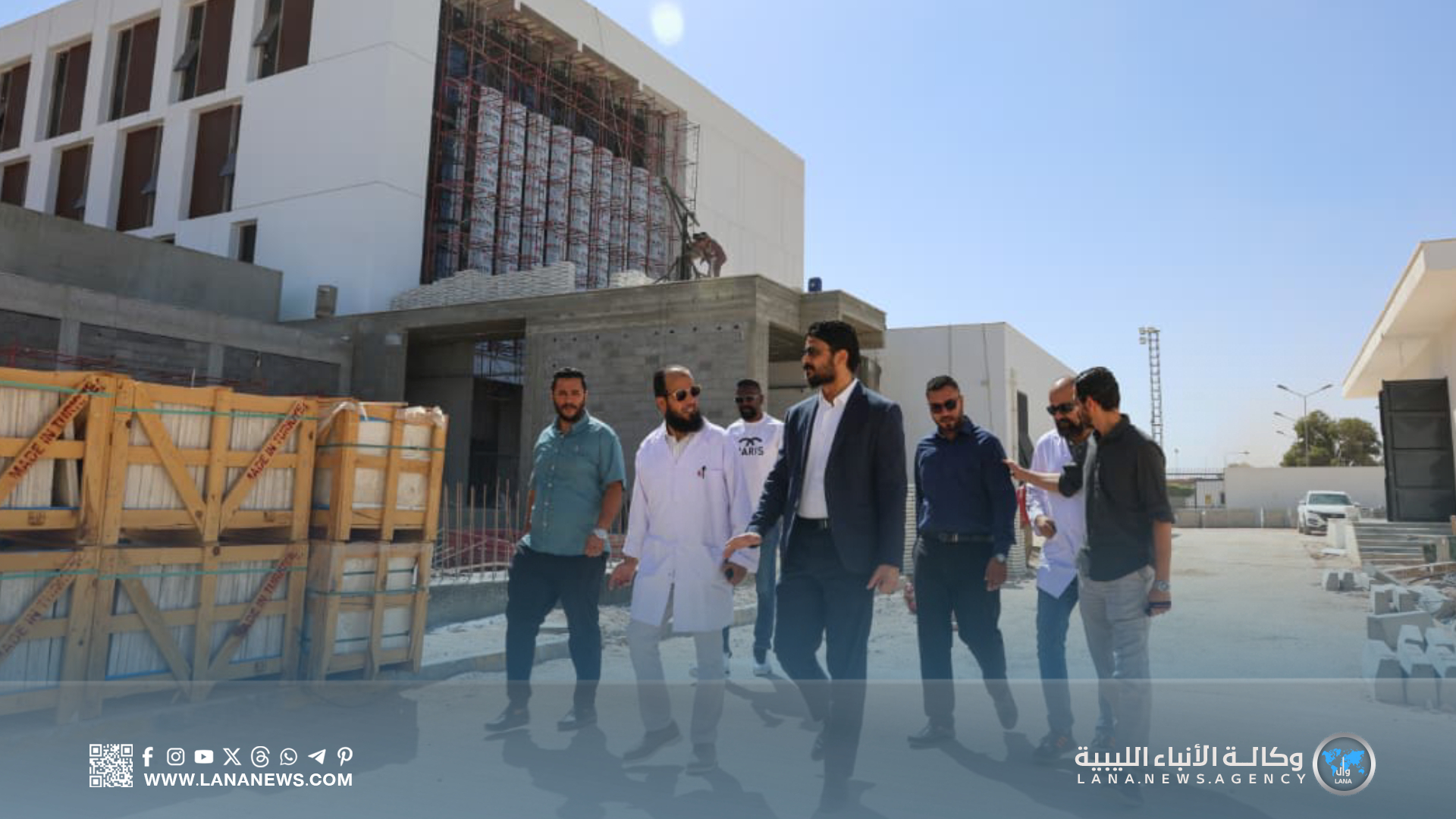 الوكيل العام للصحة يتفقد مركز الأورام ببنغازي ويبحث تطوير الخدمات