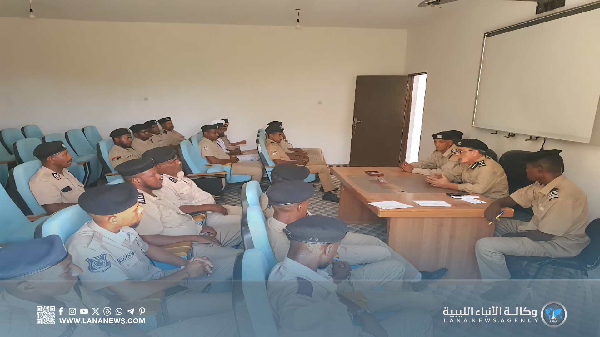 انطلاق دورة تدريبية في الاتصالات اللاسلكية وأسلوب المخاطبة الأمنية بمرزق