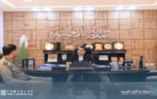 وزير الداخلية يبحث تعزيز الدعم الأمني لمديرية أمن البطنان