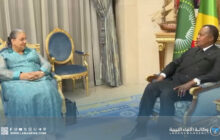 رئيس الكونغو والممثلة الأممية تيتيه يبحثان دعم المصالحة الوطنية في ليبيا