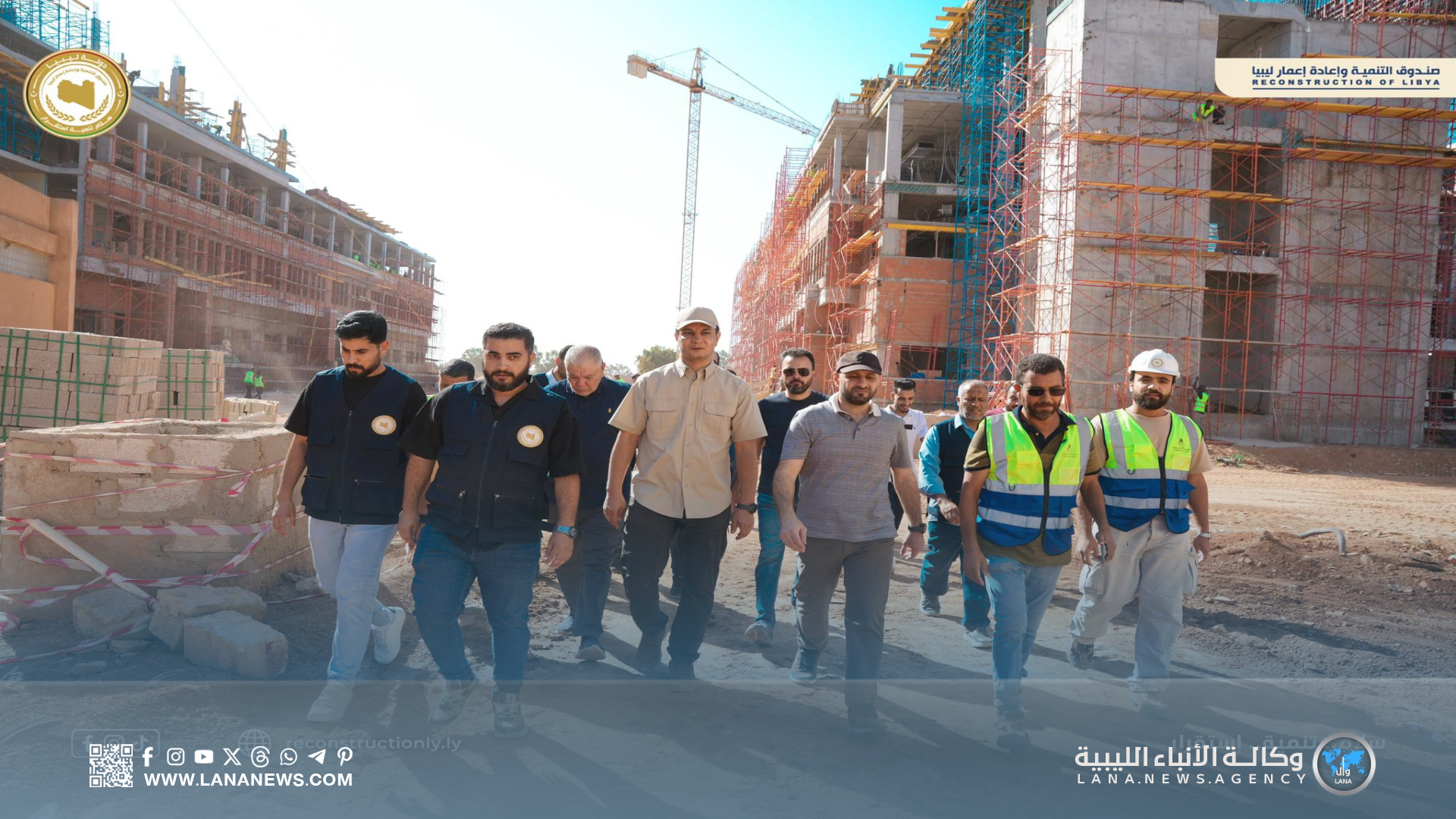 مدير عام صندوق التنمية يتفقد مشروعات صحية في بنغازي