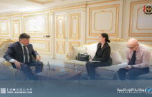 النائب العام يتباحث مع خبيرة إيطالية في مجالات مكافحة الجرائم المالية والإلكترونية