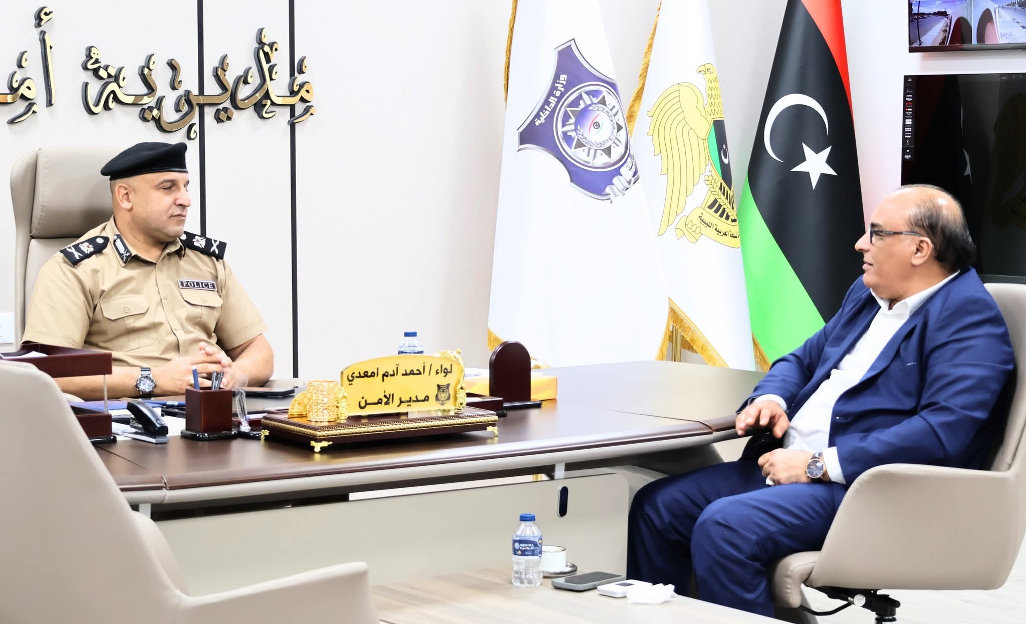 تعزيز التعاون الأمني والخدمي بين مديرية أمن سرت والبلدية