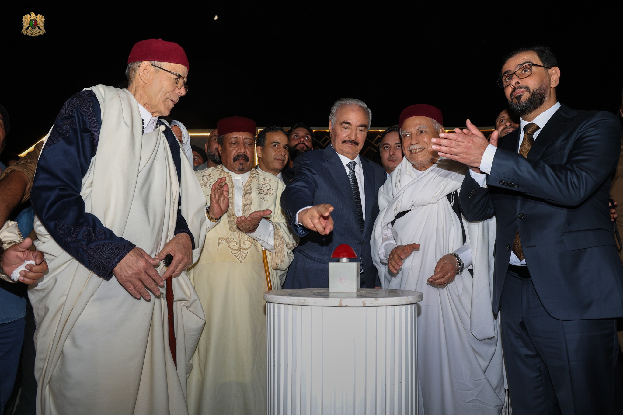 المشير حفتر يفتتح مشاريع حيوية في مدينة إجدابيا