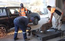 نشاط مكثف لورش الصيانة في ميناء المنطقة الحرة جليانة