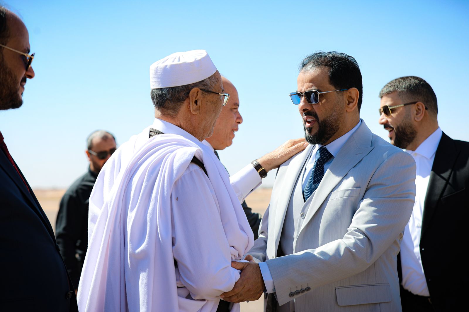 رئيس الحكومة يصل سبها للمشاركة في ذكرى تأسيس الشرطة الليبية
