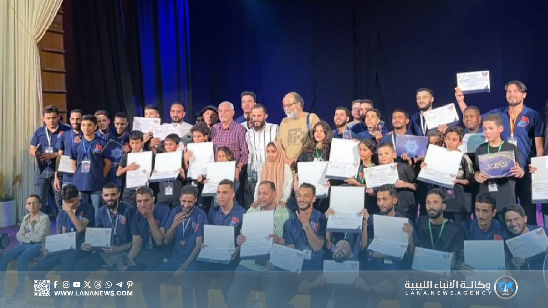 اختتام دورة إعداد الممثل بطرابلس بعروض مسرحية مميزة