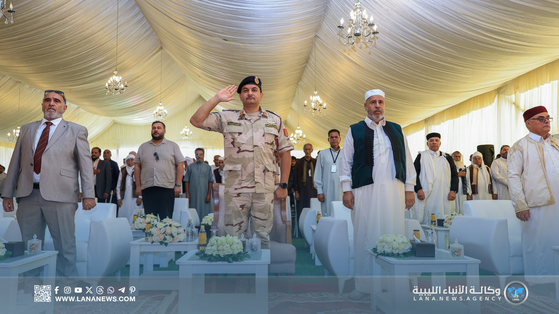 نائب القائد العام للقوات المسلحة يزور مرادة ويؤكد دعم وحدة المجتمع والقبائل