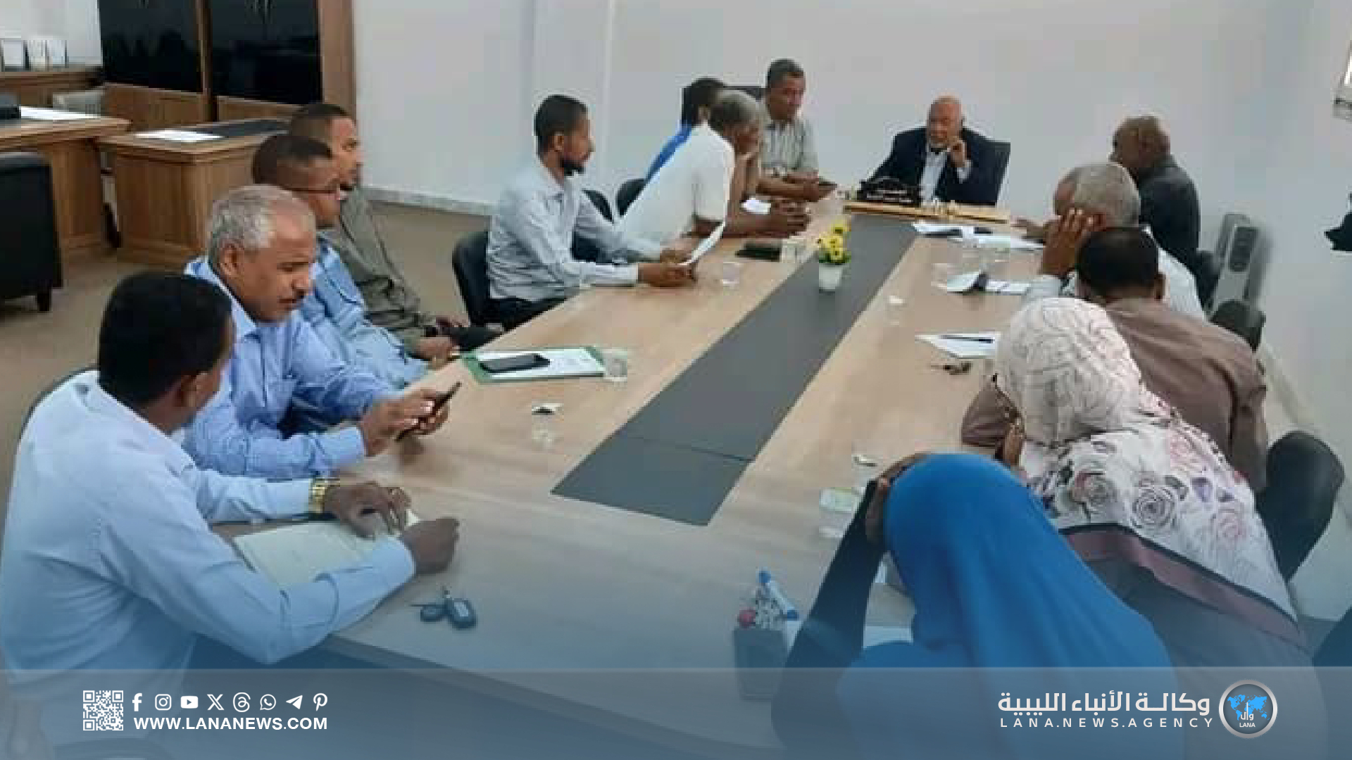 جامعة وادي الشاطئ تتابع استعداداتها لانعقاد المؤتمر الدولي الثالث للغذاء والتغذية