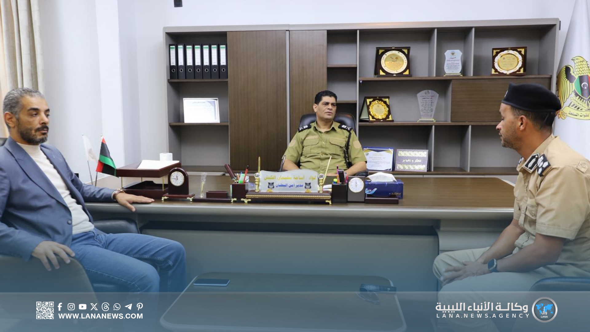 مناقشة تأمين لجان تسجيل الناخبين غير المقيدين بطبرق